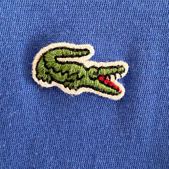 NWOT LACOSTE VNECK TSHIRT. SIZE 7 💯 PIMA COTTON - Picture 6 of 9